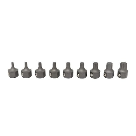 Cta Manufacturing STUBBY TORX BIT 9 PC SET CTA5058